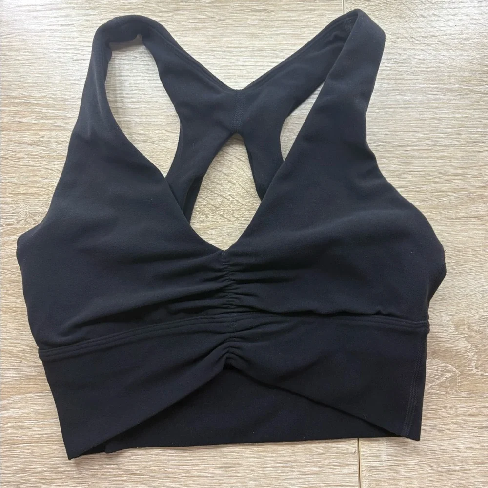 Black Women's Aritzia Sports Bra - Picture 2 of 4